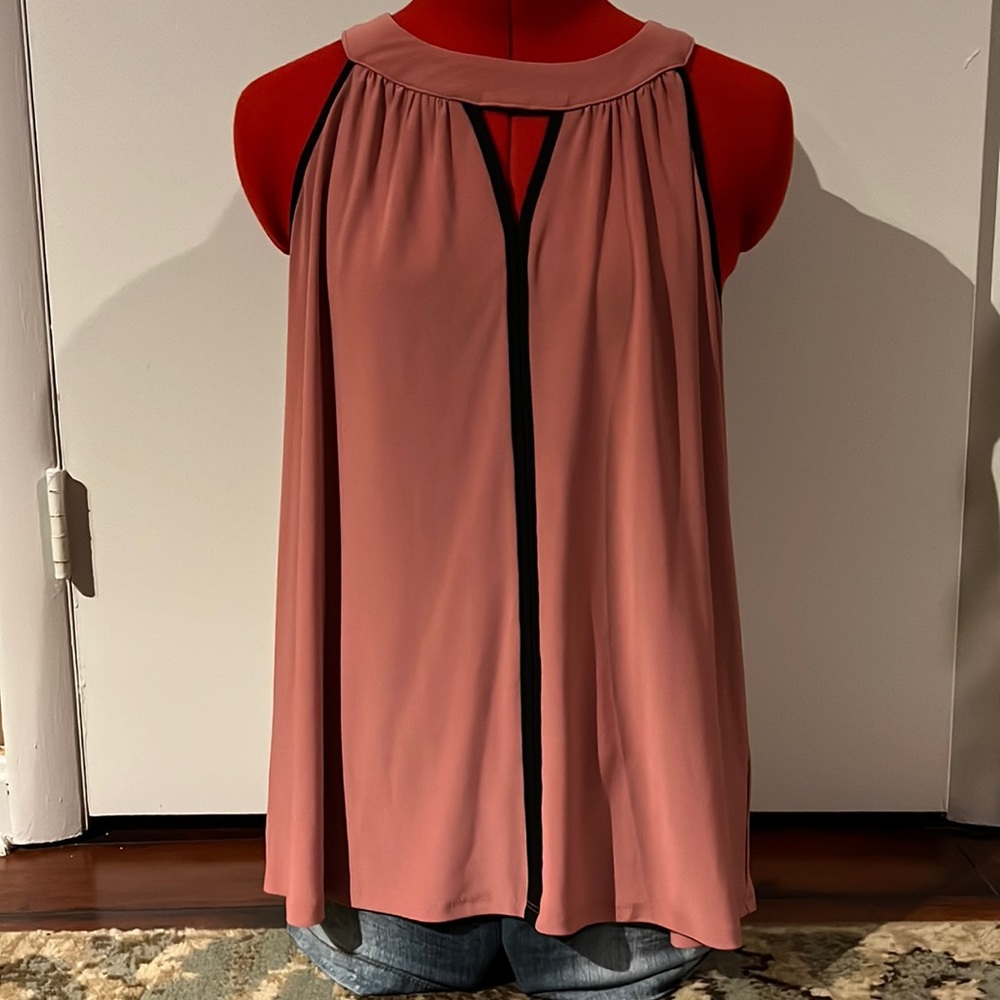 Pink and black shirt size large